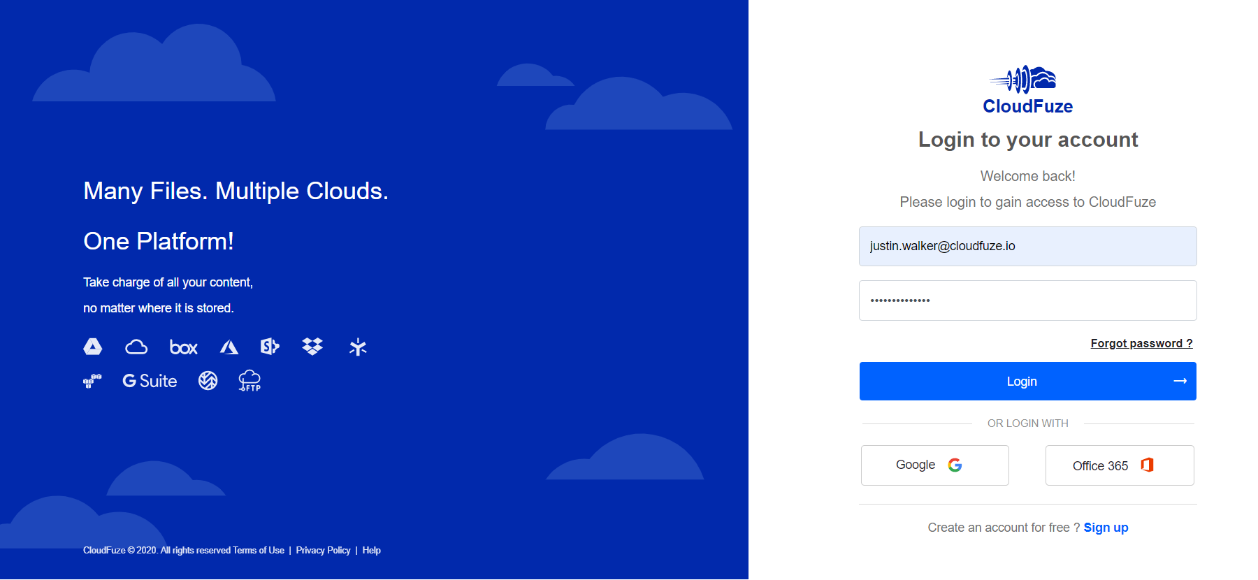CloudFuze Account 1