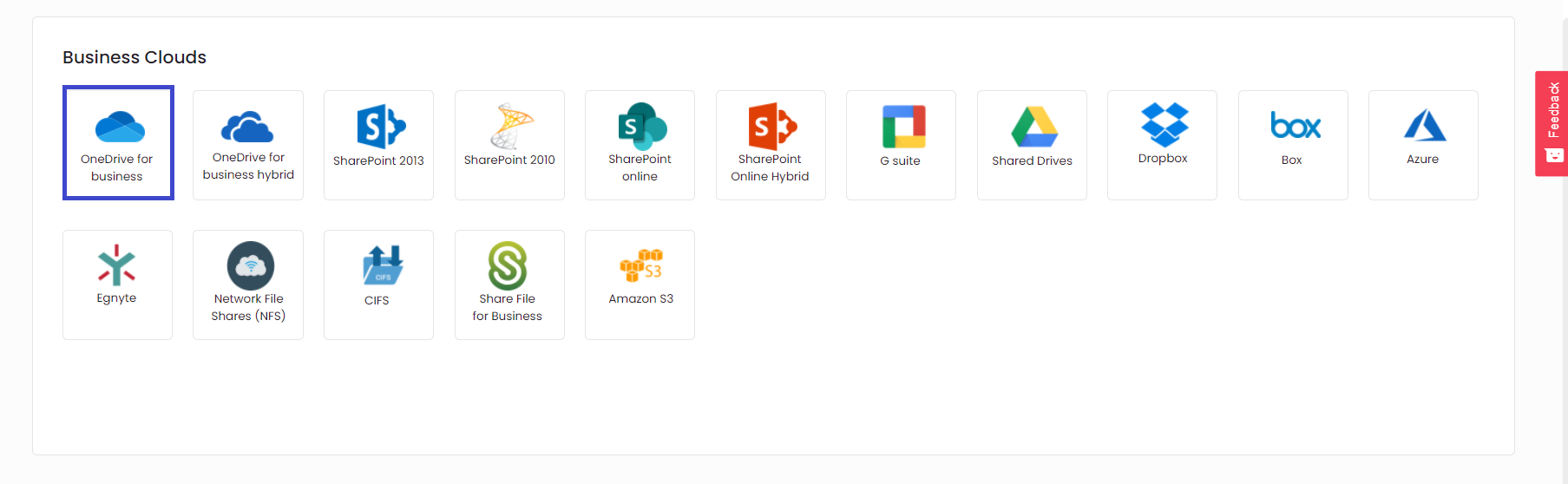 Locate OneDrive for business 1