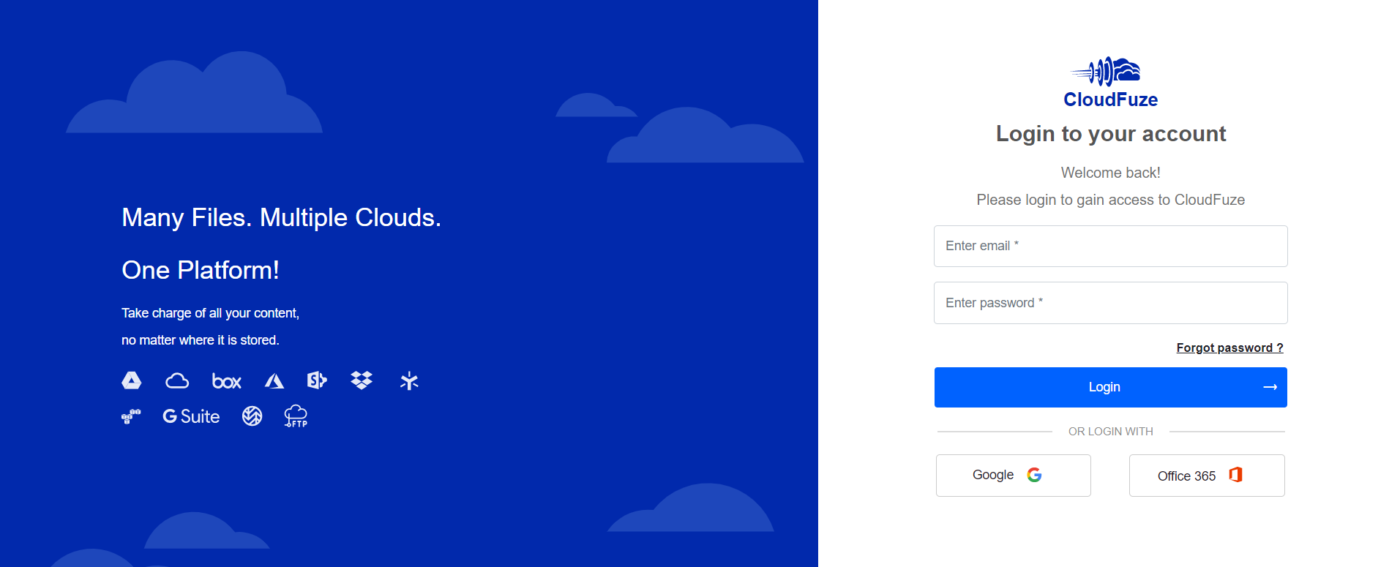 Login cloudfuze 1