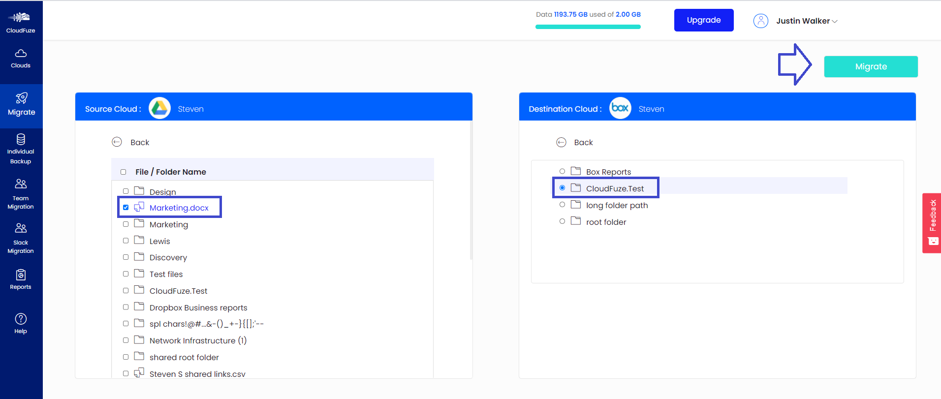 select files 1